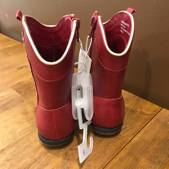Cat & Jack Shoes Toddler Girls Anika Western Boots Cat Jack Red